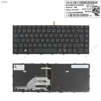 

Original Keyboard GR Standard Notebook computer replacement keyboard for HP Probook 430 G5 440 G5 445 G5 BLACK FRAME BLACK WIN8