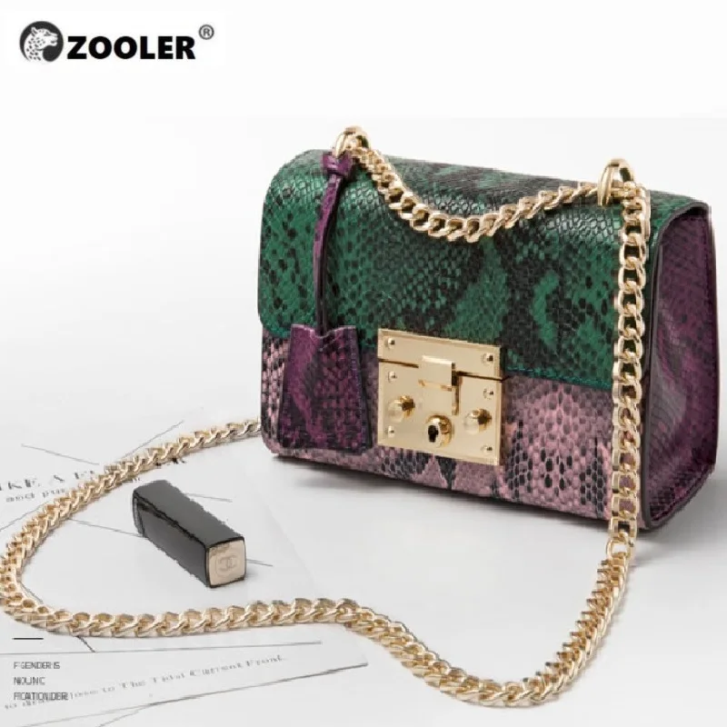 ZOOLER, натуральная кожа, женская сумка почтальон, известный бренд, женская сумка на плечо, клатч, сумка на цепочке, сумка через плечо, кошелек для женщин