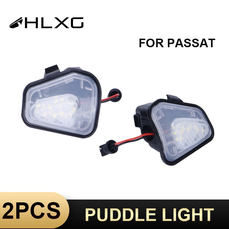 HLXG светодиодный светильник без ошибок боковое зеркало лужа для Jetta Vw Volkswagen EOS Passat