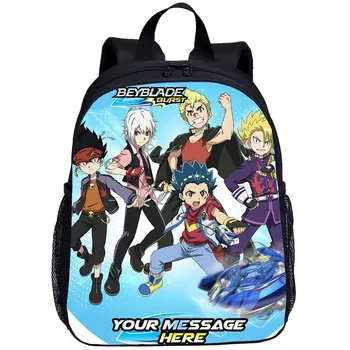 

Small Backpack For Kids Boys Girls Cool Cartoon Beyblade 3D Printing School Bag Kindergarten Bookbag Satchels Mochila Escolar