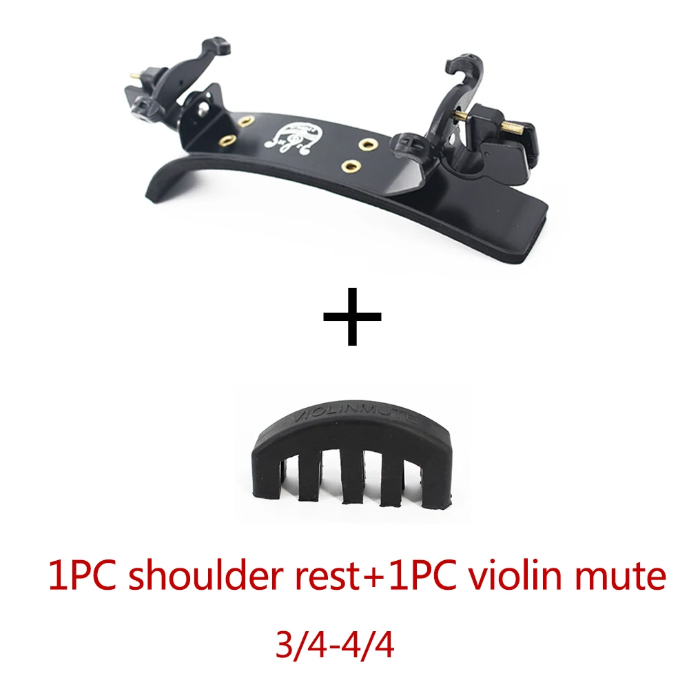 Professional Adjustable Violin Shoulder Rest - Comfortable Pad for All Sizes