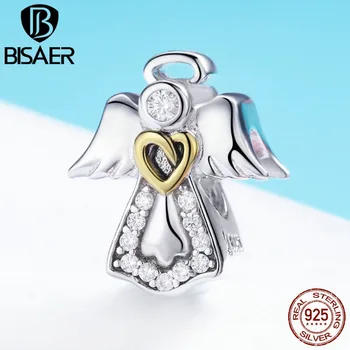 

Pendants Charms 925 Sterling Silver Beads guardian angel Pingente fit Women Necklace Bracelets & Bangles Jewelry Making HSC747