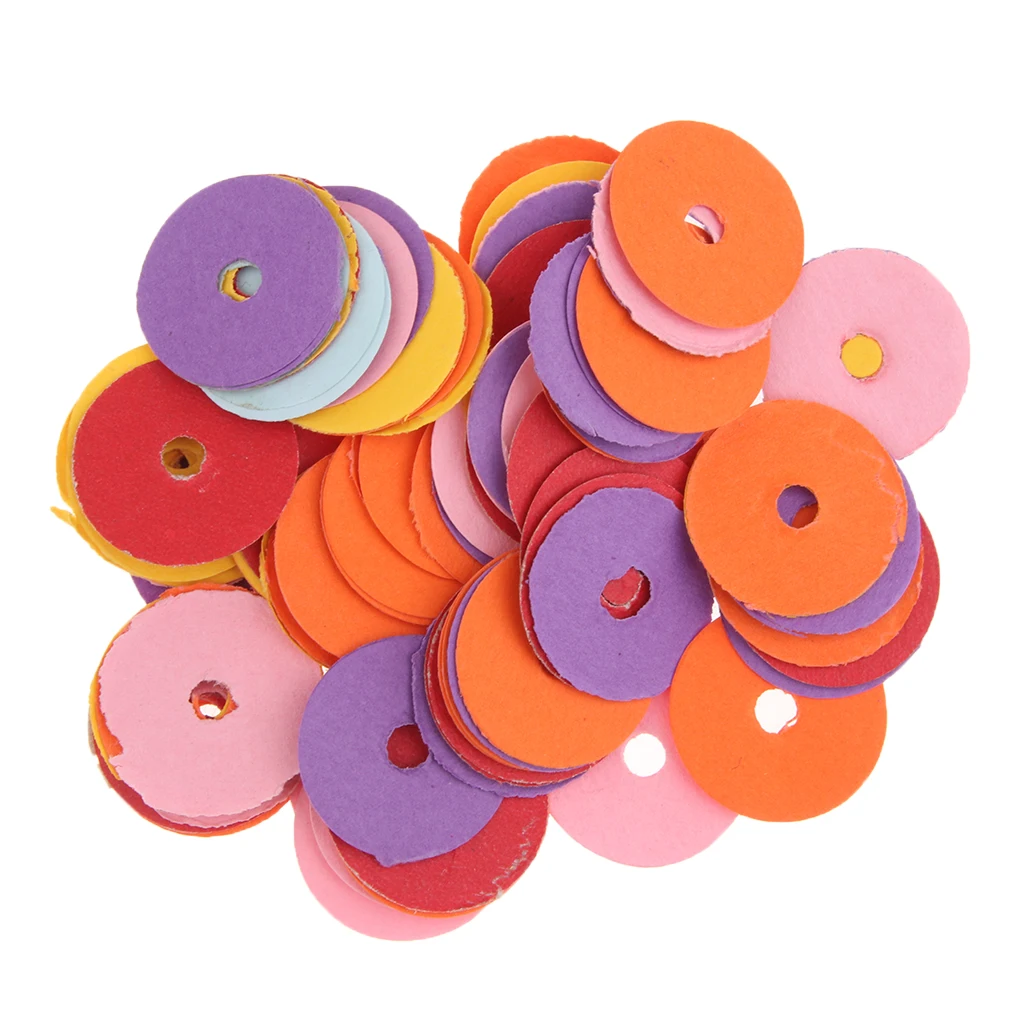Pack/90pcs Felt Balance Punchings Shims Hitch Pin Punchings for Upright/Verhical Piano Parts