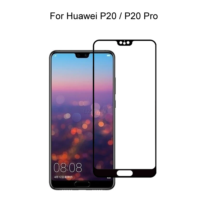 

Tempered Glass For Huawei P20 / P20 Pro Full Cover Screen Protector Protective Film Tempered Glass For Huawei P20 Pro