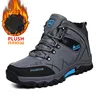 Brand Men Winter Snow Boots Waterproof Leather Sneakers Super Warm Men's Boots Outdoor Male Hiking Boots Work Shoes Size 39-47 ► Photo 3/6