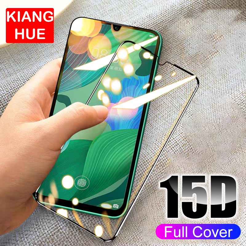 2 шт. 15D полное покрытие из закаленного стекла для huawei mate 20 Lite 30 10 Pro защита экрана Arc