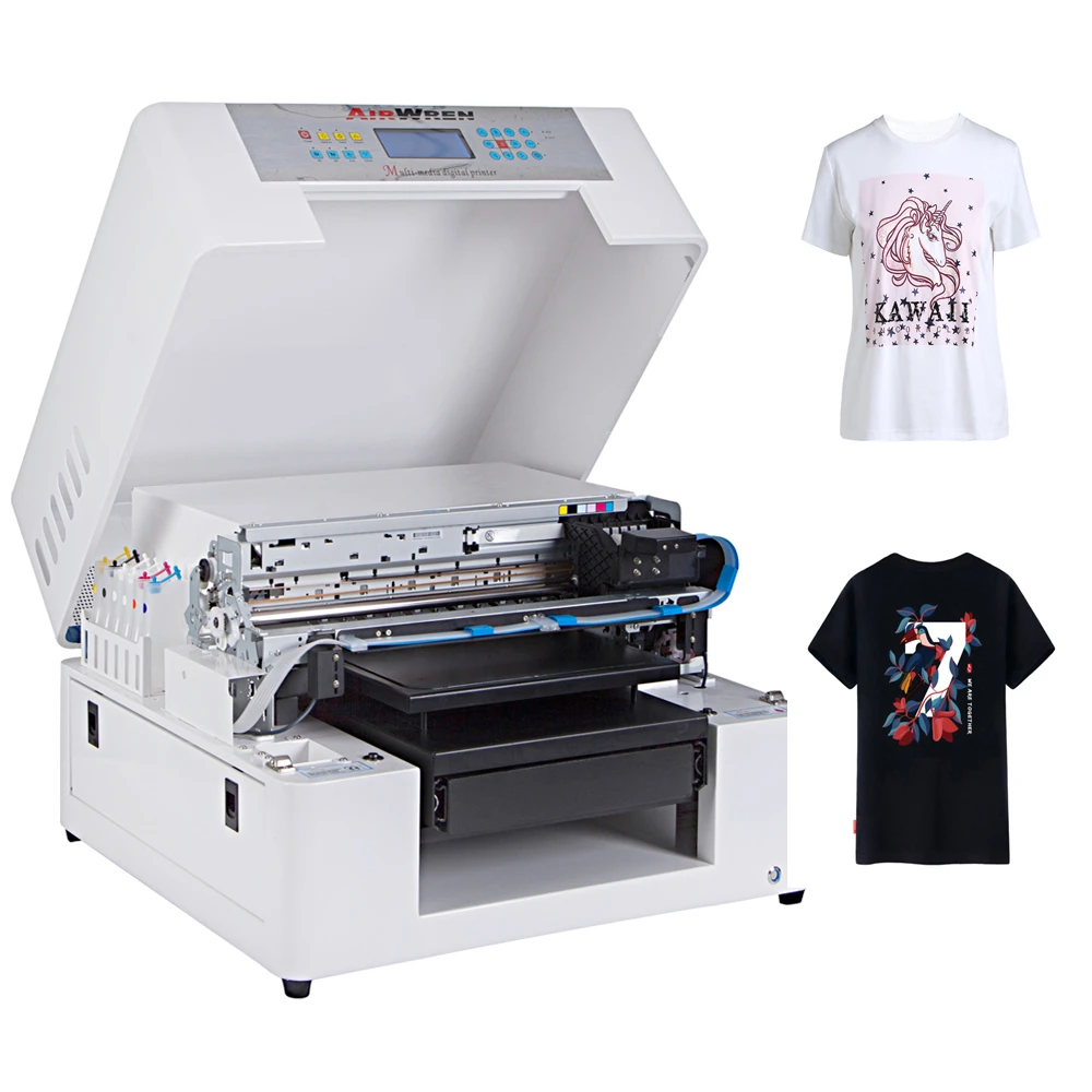 Flatbed Direct to Garment,Digital T shirt Printing Machine, Self Use and  Small Business Flatbed Textile Printer For Dark Clothes|Printers| -  AliExpress