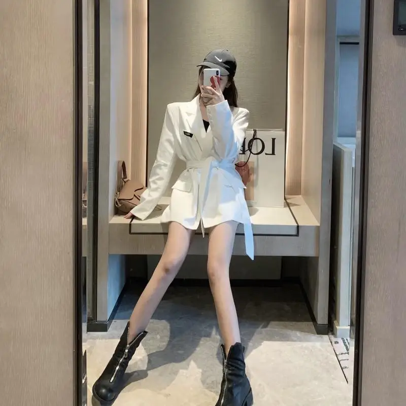 

2019 ~ CHIC Retro of Belt Korean-style Casual Elegant INS Suit Jacket