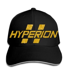 Мужская бейсбольная Кепка borderland Hyperion LOGOBaseball, черная бейсболка, остроконечная Кепка