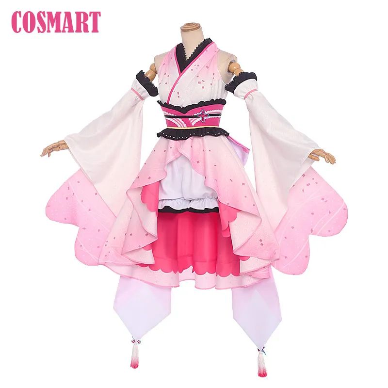 

Hot MC A.I.Channel Kizuna AI Cosplay Costume Kizuna AI Sakura Ganged Azur Lane Kimono Uniform Dress Carnival Halloween costume F