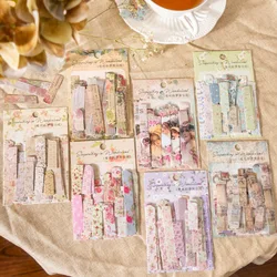 Lulu – autocollant autocollant fleur Annie au pays des merveilles, étiquette autocollante décorative, papeterie pour Album journal intime, DIY bricolage, 100 feuilles 