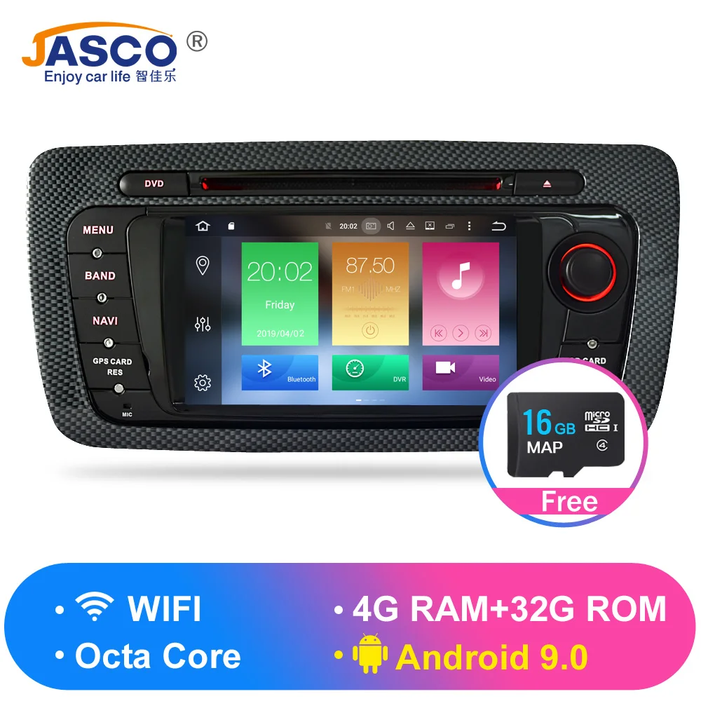 4G ОЗУ Android 10 0 Автомобильный DVD стерео для Seat Ibiza IPS навигация Мультимедиа Видео