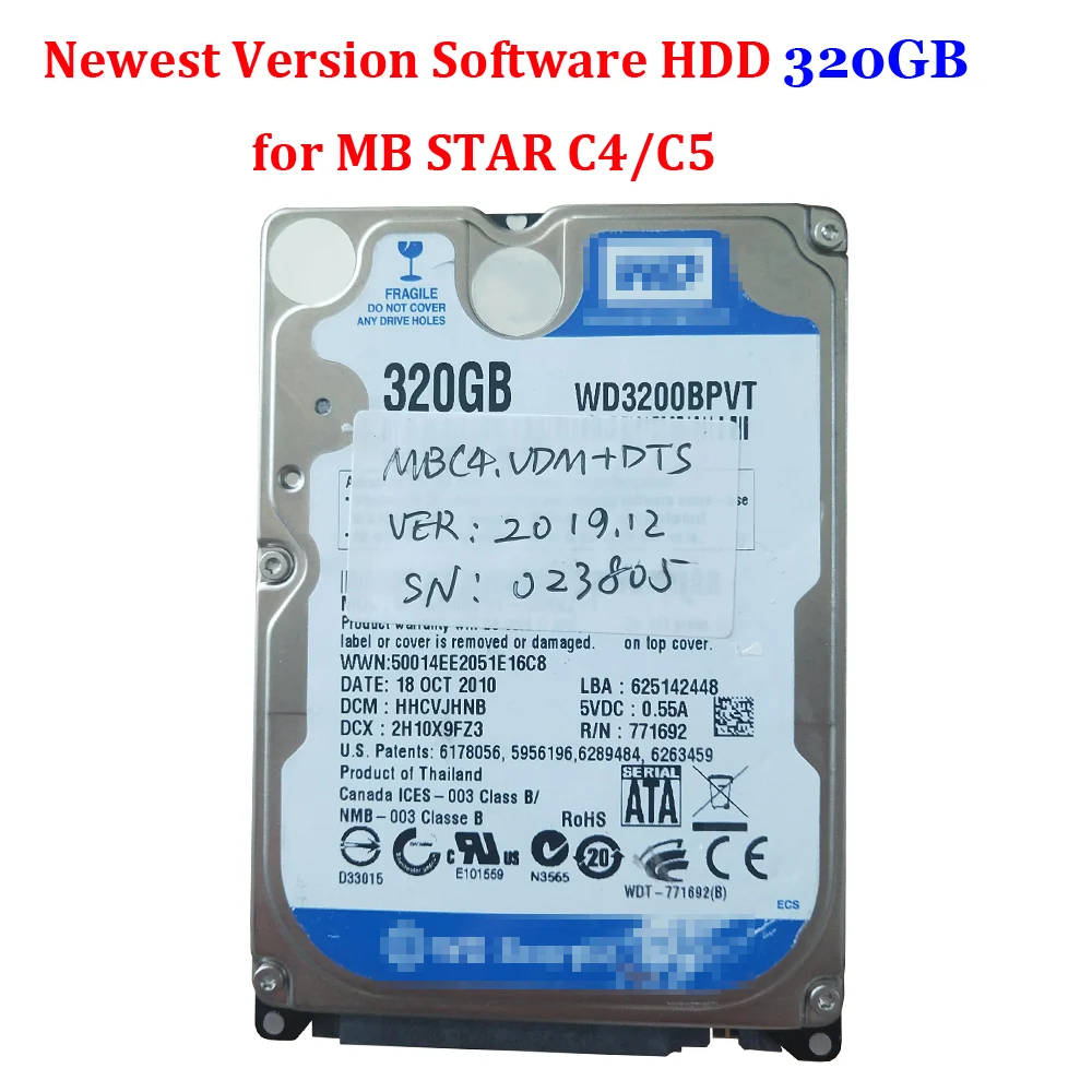 Новейшее полное Программное обеспечение HDD/SSD для MB STAR C3/C4/C5 ICOM A2/NEXT V2019.12 работает D630 CF19 X200t большинство ноутбуков Активация - Цвет: MB STAR C4 C5 HDD