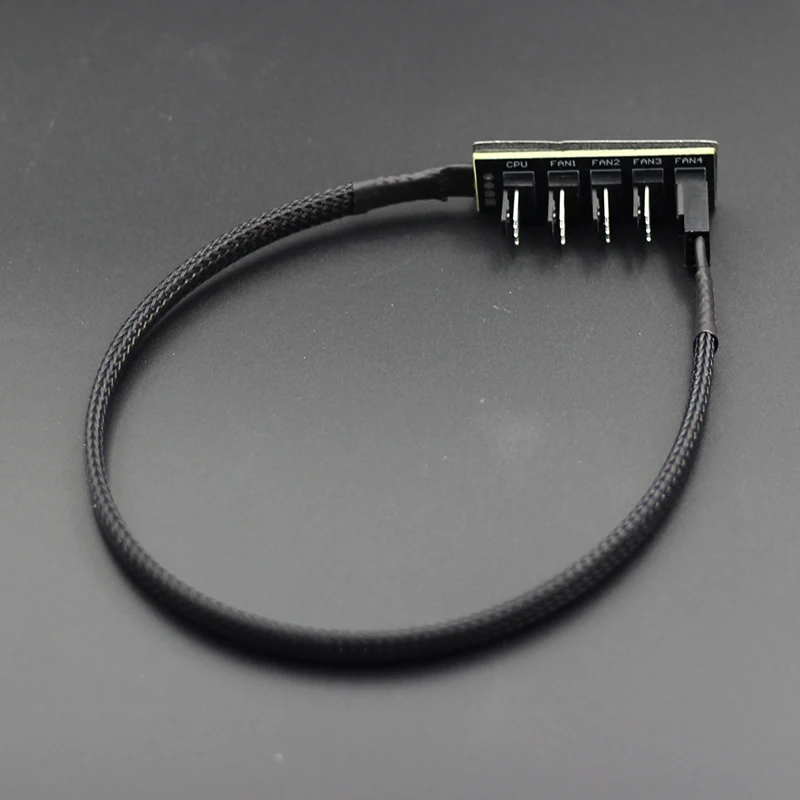 1 шт. Новый 4 контактный разъем 3pin на pin сплиттер для 3Pin/4Pin PWM хоста охлаждения чехол