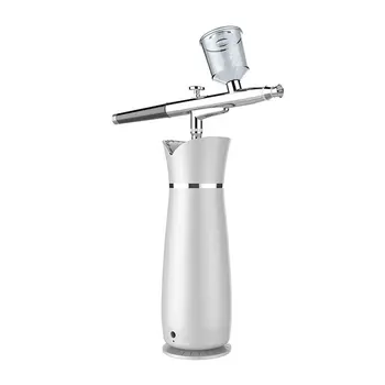 

Salon Spray Rechargeable Moisturizing Airbrush Face SPA Makeup Air Compressor Oxygen Injection Machine Water Skin Rejuvenation