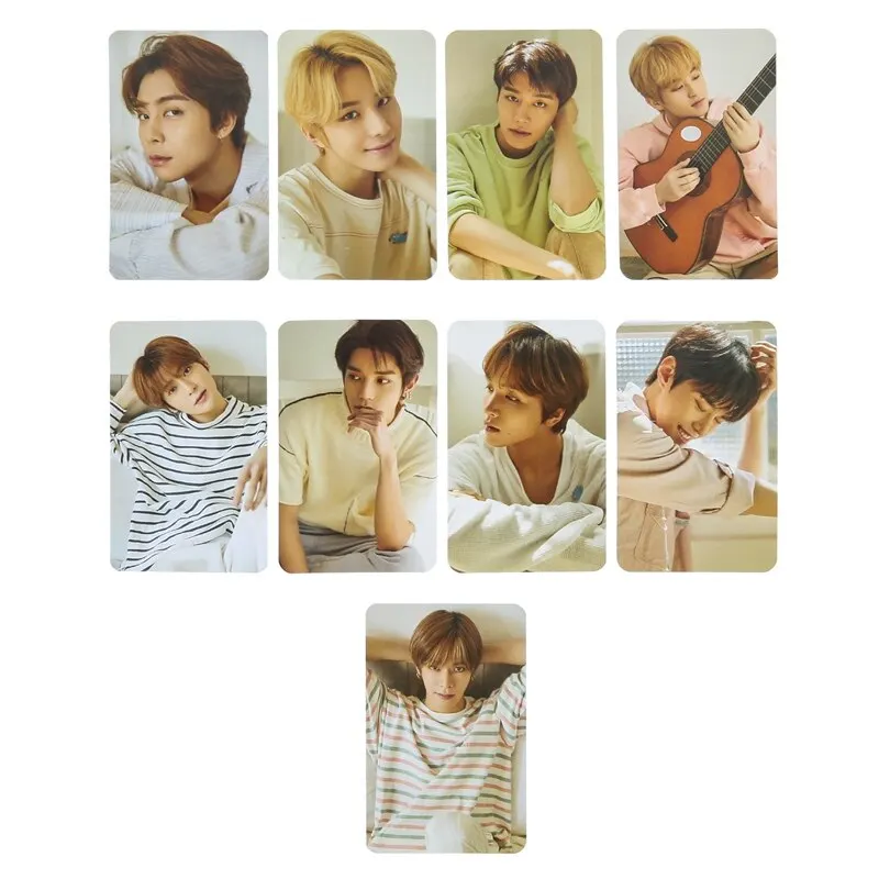 

For Girl Boy NCT 127 Photo Card Poster Lomo Cards Self Made Paper Photocard Fans Gift Collection 9Pcs/Set