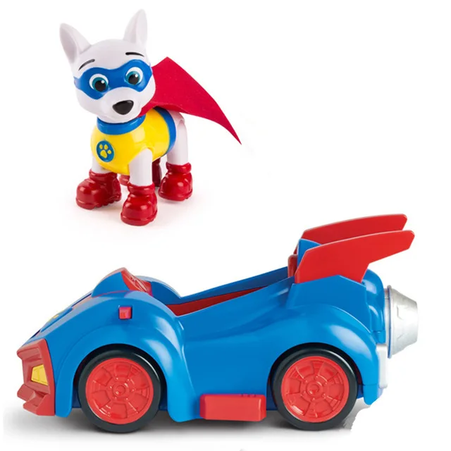 Подлинный Игрушечный Набор Paw Patrol игрушечный автомобиль Эверест Аполлон трекер Райдер Скай прокрутка фигурка аниме модель детские игрушки - Цвет: Apollo