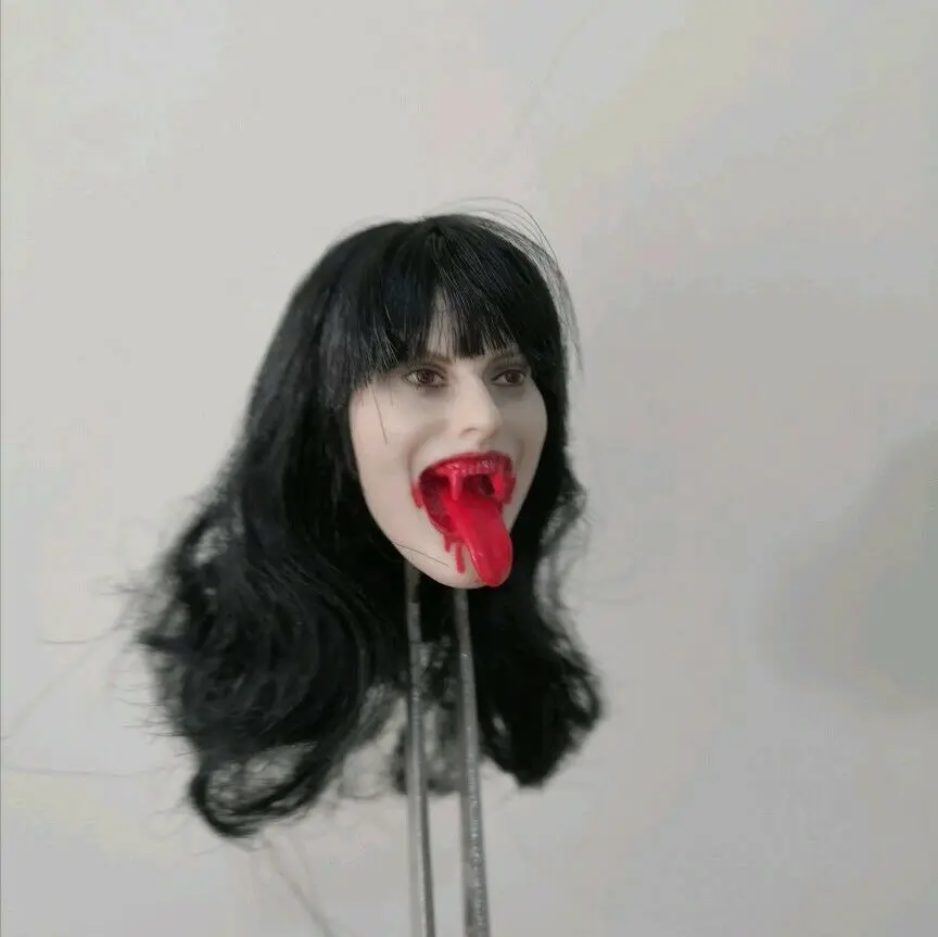 

1:6 Scale Vampire Head Sculpt Carved Fit 12" Female TBL Figure Body