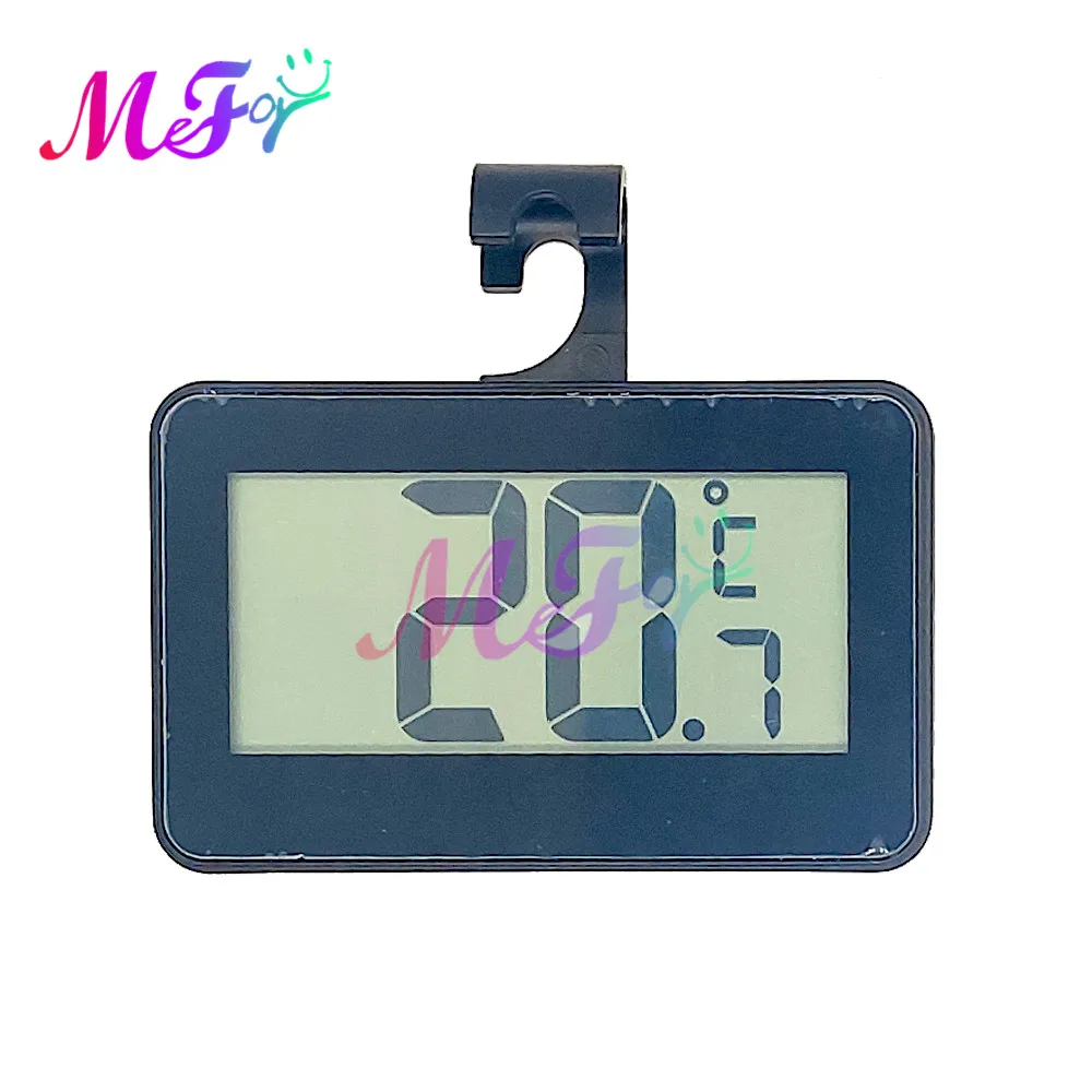 Digital Fridge / Freezer Thermometer Household Thermograph Humidity Meter  IPX3 Waterproof LCD Display Wireless & Hanging Hook - AliExpress