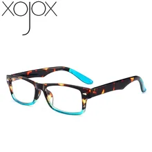 XojoX, квадратные очки для чтения, для женщин и мужчин, прозрачные линзы, ультралегкие оптические очки для дальнозоркости, мужские очки для дальнозоркости+ 1,0 1,5 2,0 2,5 3,0 3,5
