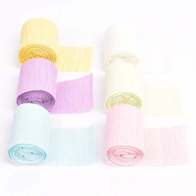 Crepe Paper Streamers Party Decorations  Crepe Paper Garland Baby Shower -  Paper - Aliexpress