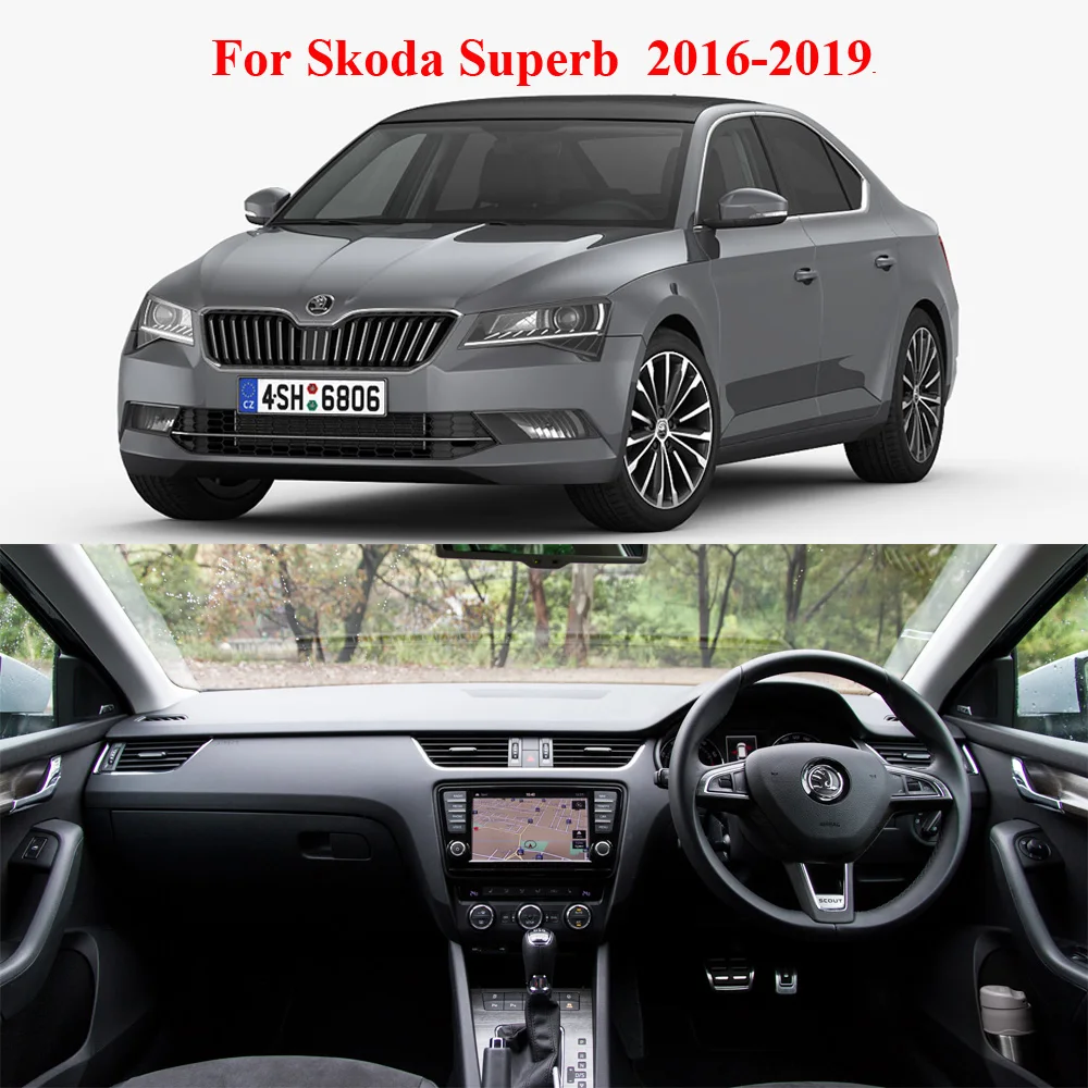 10 1 дюймов 2 Din автомобильный стерео для Skoda Superb 2016 2019 Android RDS DSP мультимедийный плеер
