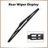 Wiper 12" Rear Wiper Blade & Arm Set Kit For Toyota Yaris 1999 2000 2001 2002 2003 2004 2005 Japan Built Windshield Windscreen 4