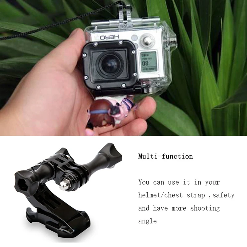 ABKK-набор аксессуаров для экшн-камеры для GoPro Hero 5 3 4 Xiaomi Yi 4K SJCAM SJ4000 нагрудный ремень базовое крепление Go профессиональный шлем наборы