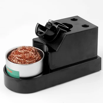 

3 IN 1 Soldering Iron Stand Multi-function Soldering Iron Stand Cleaner Bakelite Material with Sponge For Solder Iron Handle