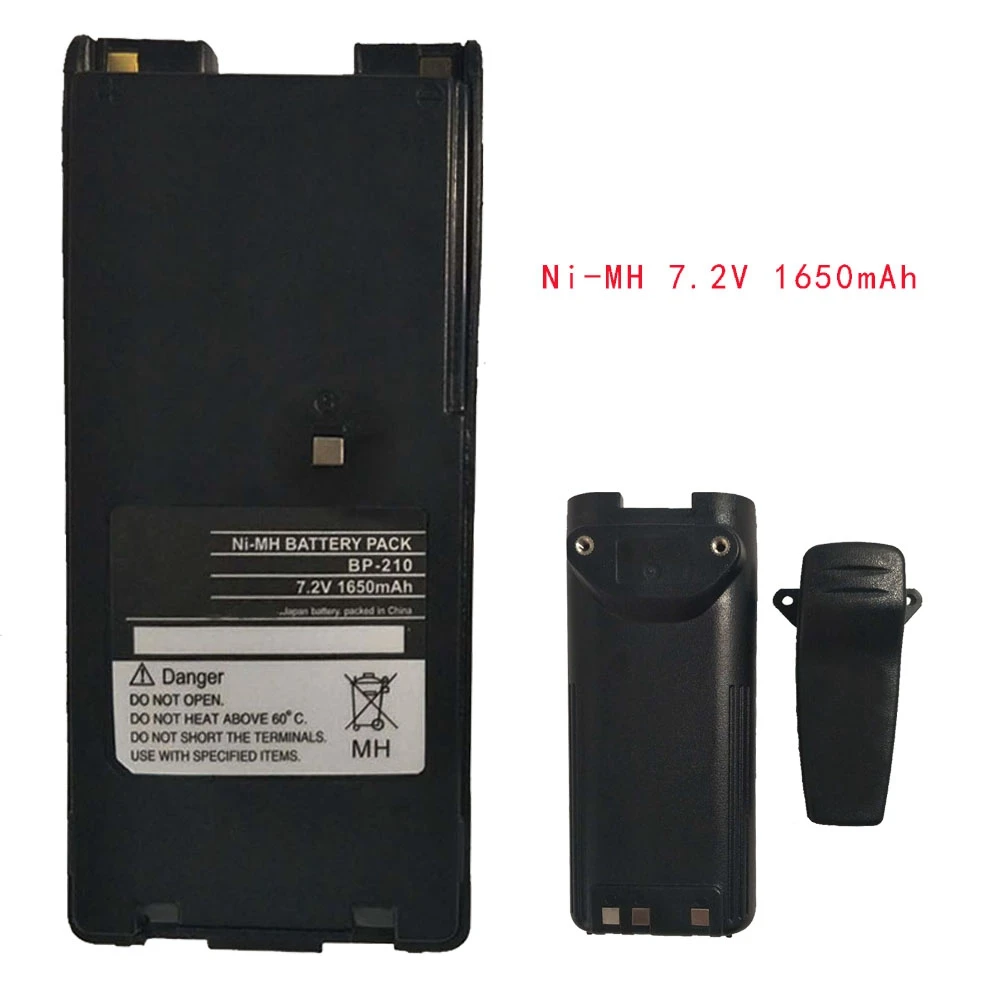 Никель-металлогидридная аккумуляторная батарея 7 2 в 1650 мАч для ICOM Radio IC-F11 F11S F4GS |