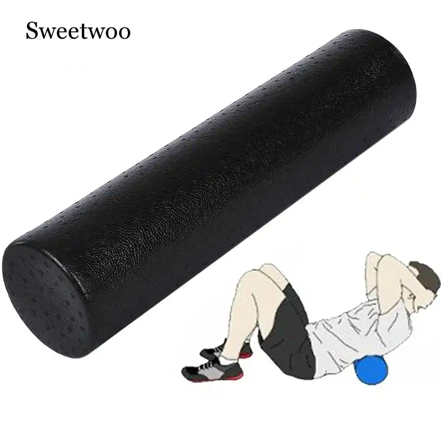 2 In 1 Trigger Point Foam Sports Massage Roller Exercise Therapy Yoga Physio