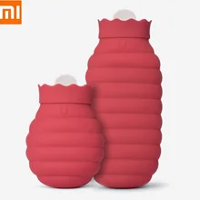 Силиконовые горячей воды чехол для бутылки быстрый нагрев Безопасный и герметичные зимний обогреватель с вязаным чехлом долгое время удержания