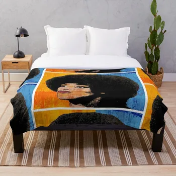 

ANGELA DAVIS COLOR Blanket Wool Flannel Plush Blanket Bedspread For office Sherpa Blanket Couch Quilt Cover Travel