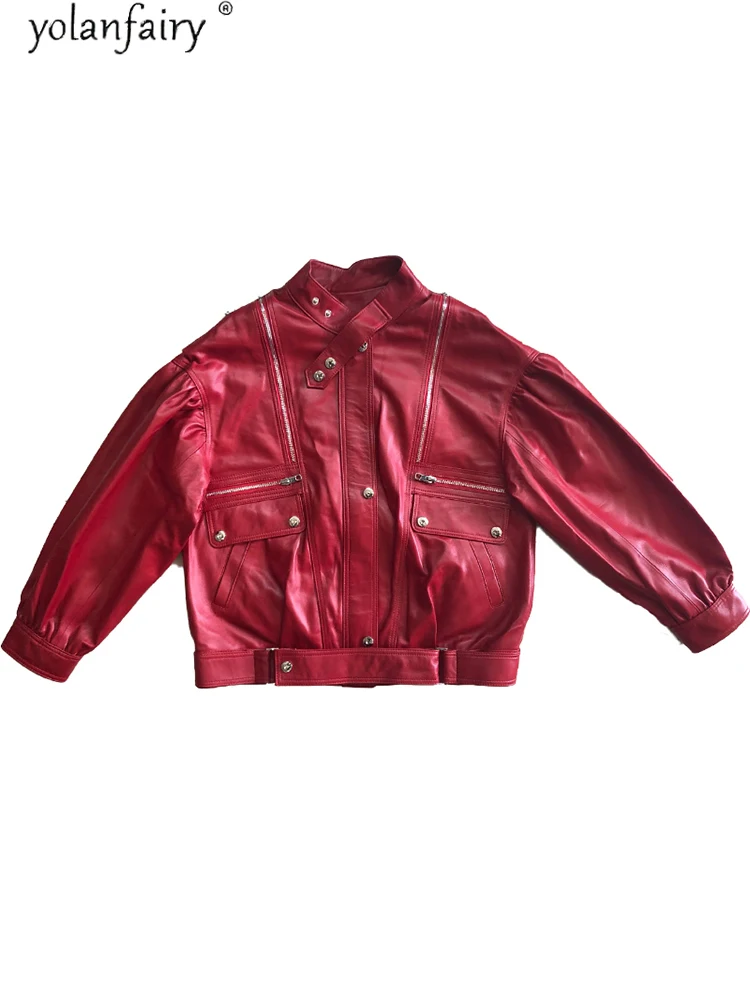 Genuine Leather Jacket Women 2020 Plus Size