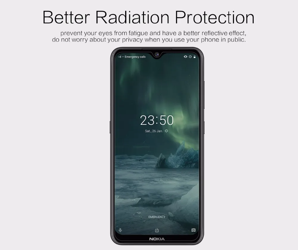 2 шт./лот для Nokia 7,2 NILLKIN кристальная супер прозрачная защитная пленка или Антибликовая матовая защитная пленка для экрана для Nokia 6,2