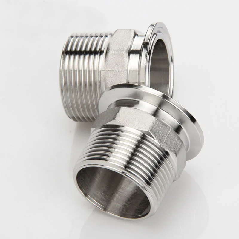 Sanitary Male Threaded Ferrule Hex Sanitary Ferrule Connector Pipe Fitting For Homebrew Fit Tri Clamp