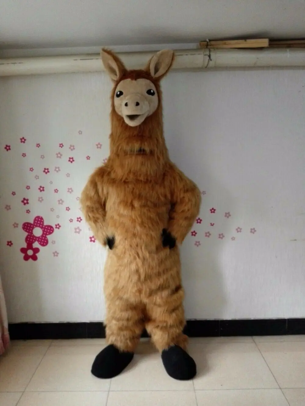 

2019 Cute Llama Mascot Costume Suit Cosplay Party Game Dress Outfit Advertising Halloween Birthday Gifts