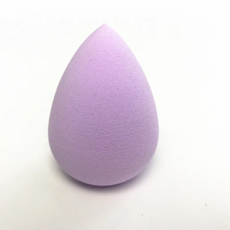 Light Purple 1 шт. капли воды мягкая красота макияж Губка Puff brochas maquillaje Профессиональный pinceaux макияж набор pennelli trucco - Цвет: Light Purple
