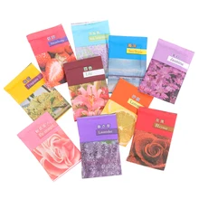 10 шт./упак. ароматерапия мешок освежители воздуха Саше Ванная комната туалет дезодорирующий Бумага ароматы специй сумки продукты питания и напитки