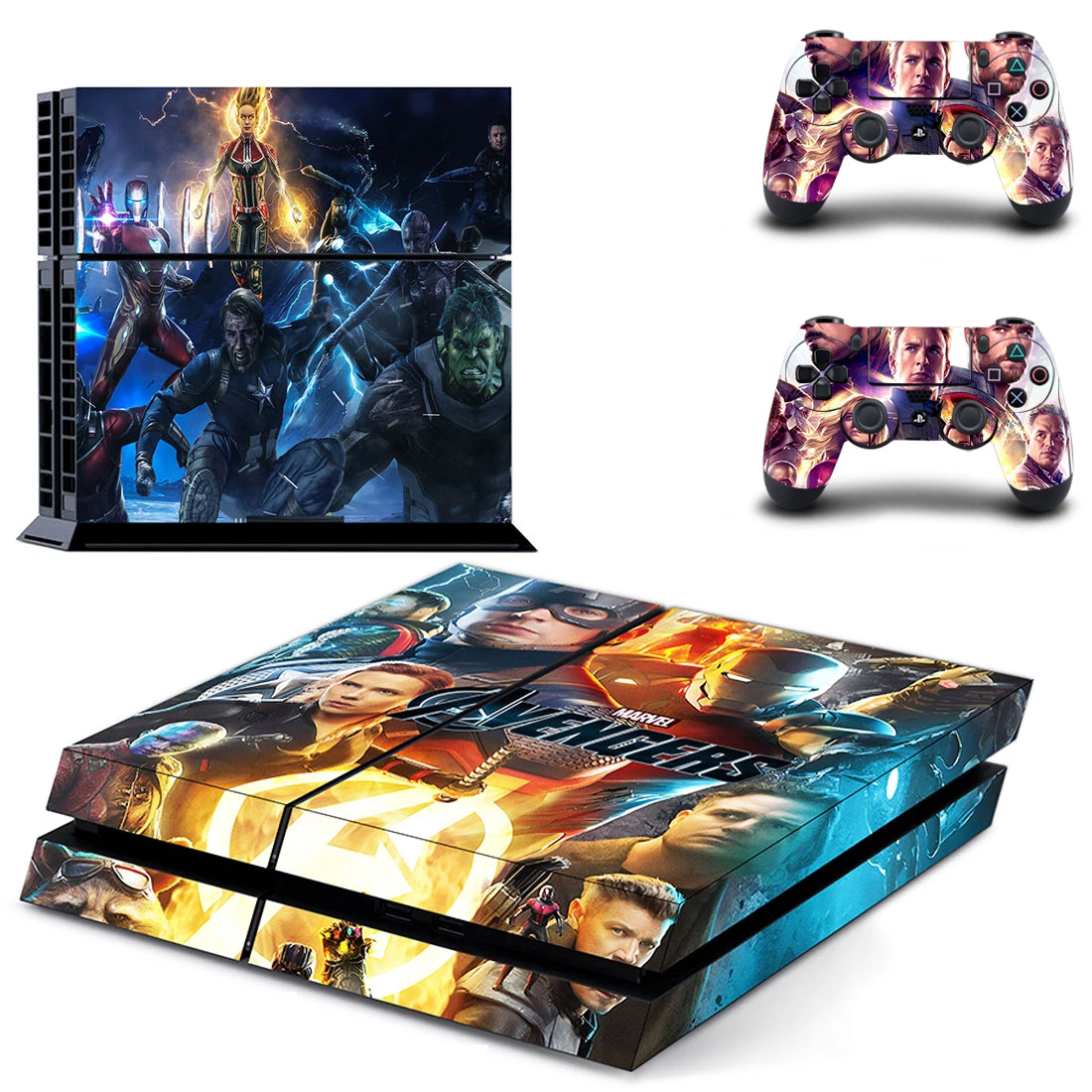 Мстители Endgame PS4 наклейка Play station 4 кожа Наклейка Обложка для sony playstation 4 PS4 консоль и контроллер Скины Виниловые
