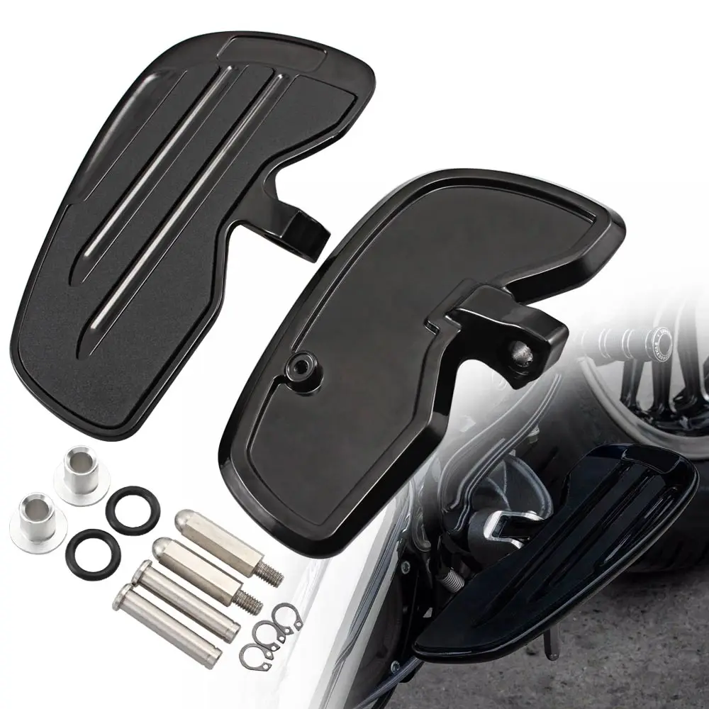 - Motorcycle Driver Black Foot Pedal Floorboards Footpeg Foot Rests For Indian Scout Scout Sixty BOBBER 20152020