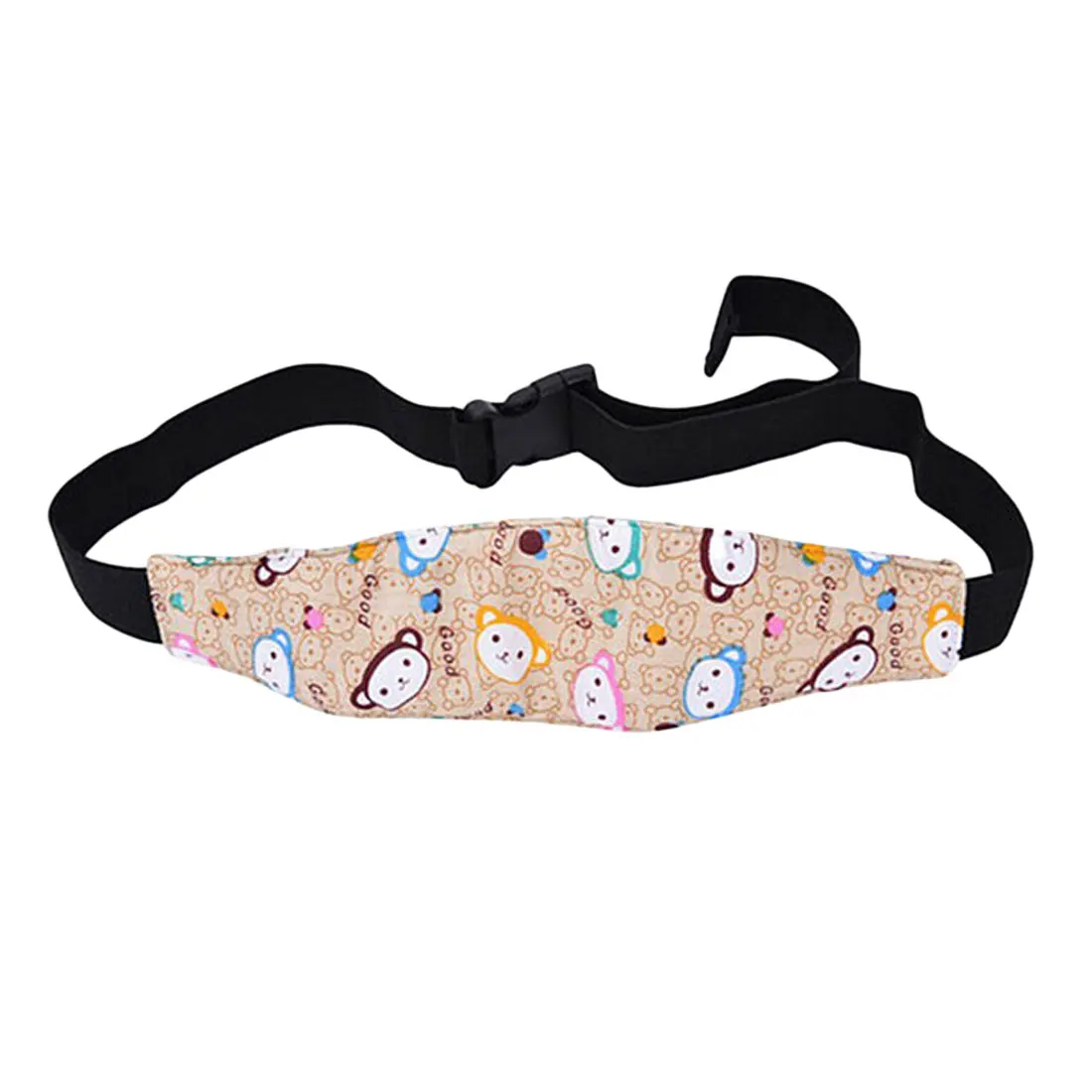 Practical Safety Car Seat Sleep Nap Aid Kids Head Support Holder Belt Owl Head Band - Цвет: 18 monkey head