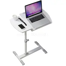 Простой ноутбук, прикроватный столик, стол, бытовой простой подъемный и вращающийся письменный стол