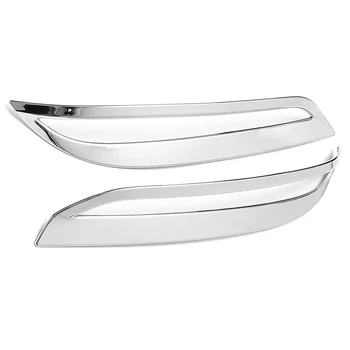

1Pair Chrome Rear Tail Reflector Fog Light Bumper Cover Accessories Trim Molding Garnish Frame For Hyundai Sonata LF 2015 ~ 2017
