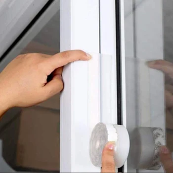 

Door Bottom Seal Draught Excluder 5M Tape Weather Stripping Clear