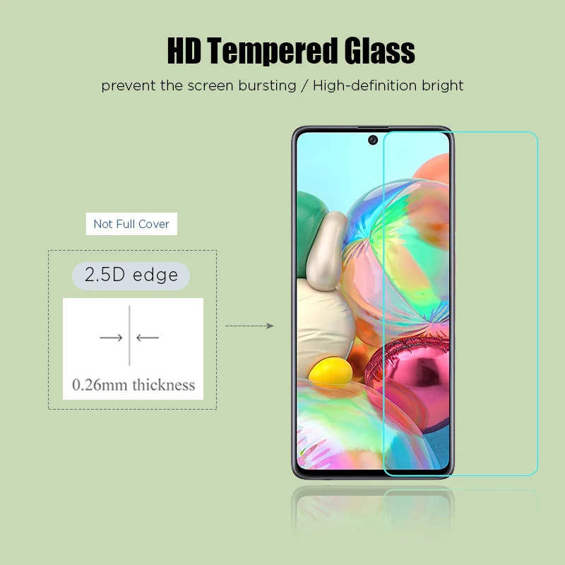 Защитная пленка для экрана Samsung Galaxy A50 A70 A30 A60 A80 A90 A40 A20 A10 прочное закаленное стекло
