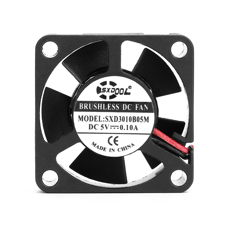 2pcs cooling fan 30mm 3cm new SXDOOL 3010 30MM 30 x 10MM 5V 2 Pin dual Ball DC Cooler Small Cooling Fan FOR 3D PRINTER PART | Компьютеры и
