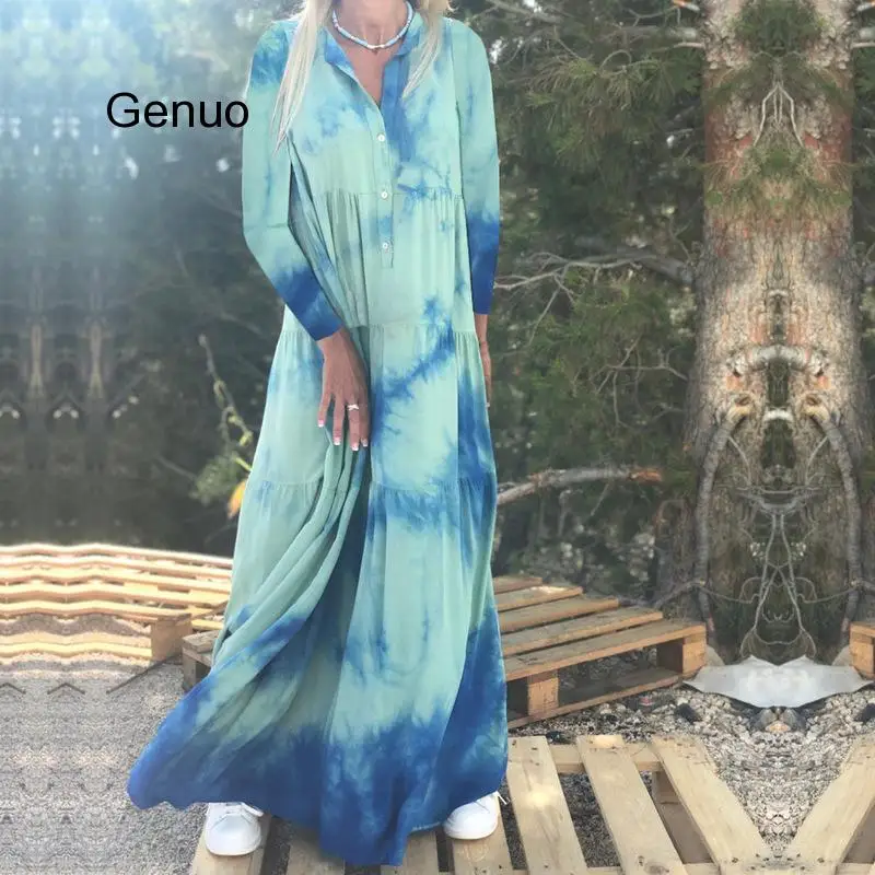 Summer Elegant Dresses 2020 Boho Chic Hippie Dress Designer Beach Clothing Vintage Strandjurk Sundress Saida De Praia Feminino