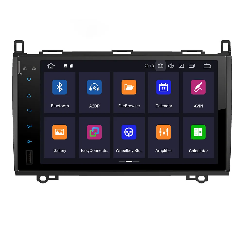 Ips экран Android 9 2 DIN Автомобильный gps-навигация, dvd-плеер радио для Benz Sprinte B200 Vito Viano W46 воспроизводительный мультимедийный радиоприемник