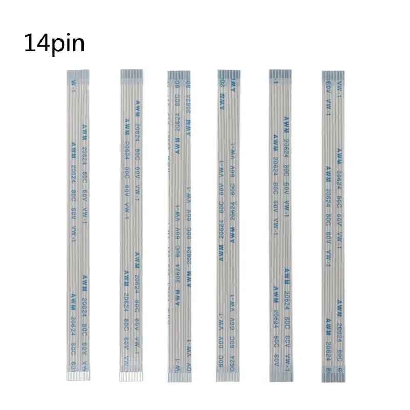

6Pcs 10Pin 12Pin 14Pin Touch Pad Power Button Switch Ribbon Flex Cable For PS4 Controller Charging Board
